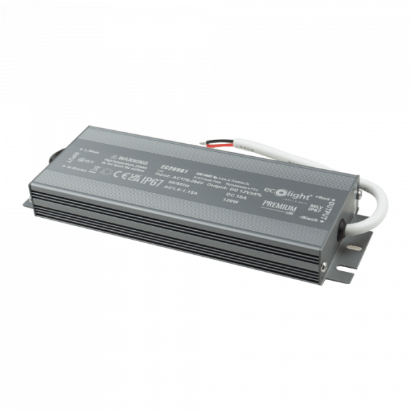 Zasilacz do taśmy LED hermetyczny PREMIUM 120W 12V IP67 Ecolight 1003719