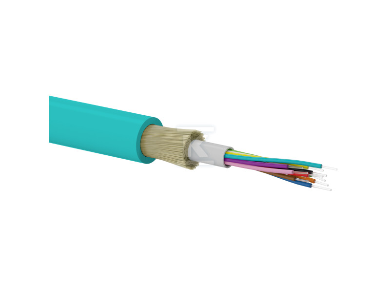 Kabel światłowodowy OM3 B2ca U-DQ(ZN)BH uniwersalny trudnopalny „FireHardy” MM 12G 50/125 LSOH ALANTEC FOK-U12G-MM-3-B