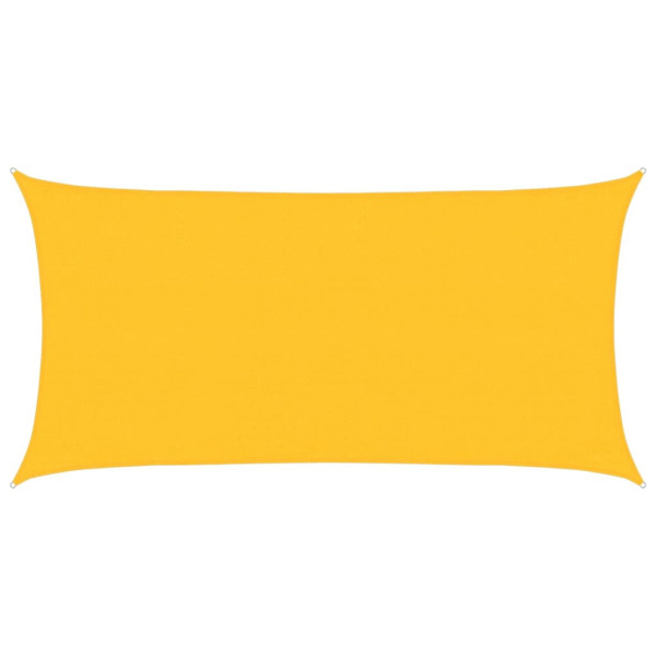 Żagiel przeciwsłoneczny, 160 g/m², żółty, 3×6 m, HDPE 633352
