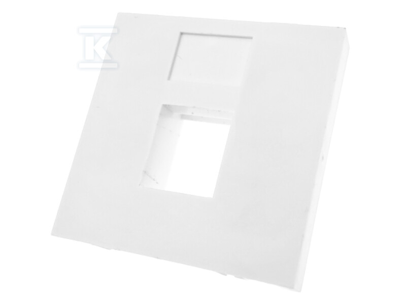 Adapter 45×45 1xRJ45 (płaski) ALANTEC OS023