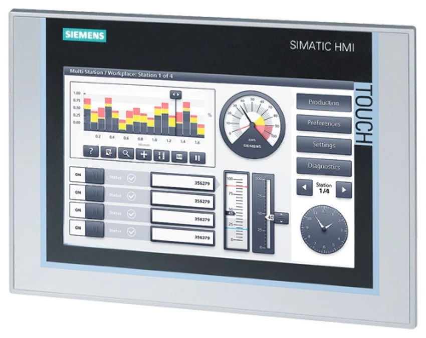 Panel operatorski dotykowy kolorowy dotykowy ProfiNet Profi SIMATIC 6AV2124‑0JC01‑0AX0