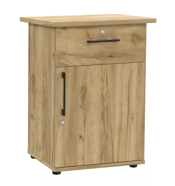 Zamykany kontenerek biurowy dąb craft – Orero 224242