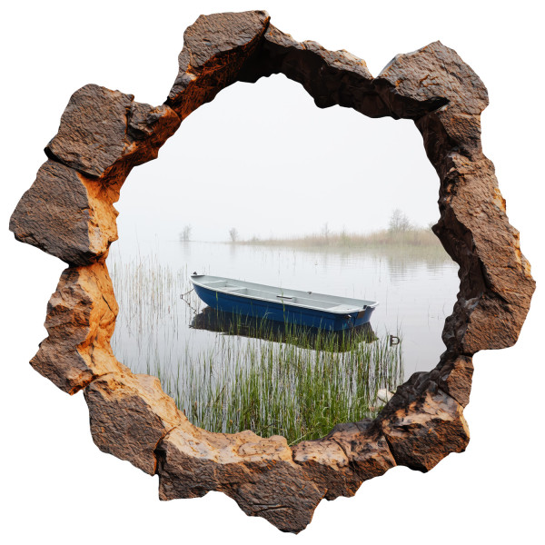Wyrwa w ścianie malowniczy pejzaż naklejka dziura 3D 60×60 966863