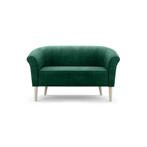 Wygodna sofa tapicerowana PERO 2 – zielony na bukowej nodze 378424