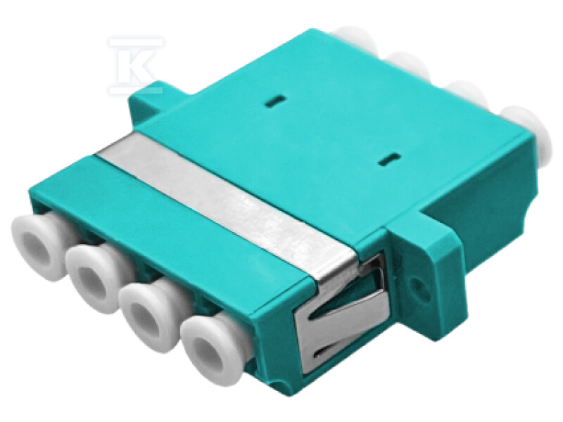 Adapter światłowodowy multimodowy OM3 LC quad ALANTEC FOA-LC-MMQ-3