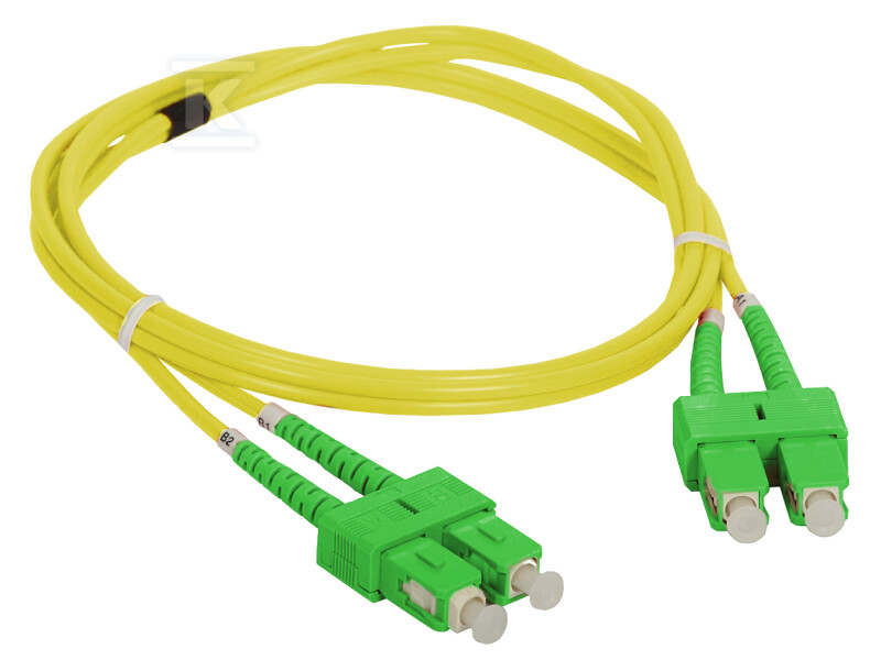 Patch cord SM SC/APC-SC/APC duplex 9/125 (G.657.A1) 2.0m ALANTEC FOC-SCASCA-9SMD-2-G657A