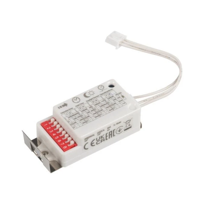 Czujnik mikrofalowy DABA AIO MW SENSOR 7,5‑12V DC, 5800MHz 360 6m 5s‑10min do plafoniery DABA AIO biały 5 lat Gwar.biały 19069