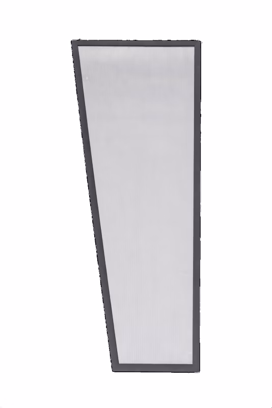 Ścianka daszku łukowego Scala 180x50x30 cm poliwęglan przezroczysty 1 szt.