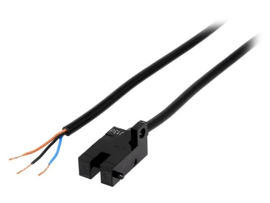 Czujnik fotoelektryczny o zasięgu 3,6mm, konfiguracji wyjśćia NPN, trybie pracy DARK-ON, napięciu zasilania 5÷24 EE-SPX302-W2A1M