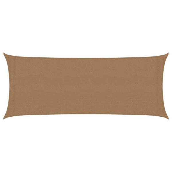 Żagiel przeciwsłoneczny, 160 g/m², kolor taupe, 2×4,5 m, HDPE 633374