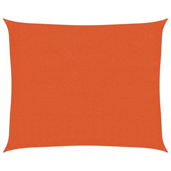 Żagiel przeciwsłoneczny, 160 g/m², pomarańczowy, 2,5×3 m, HDPE 633062