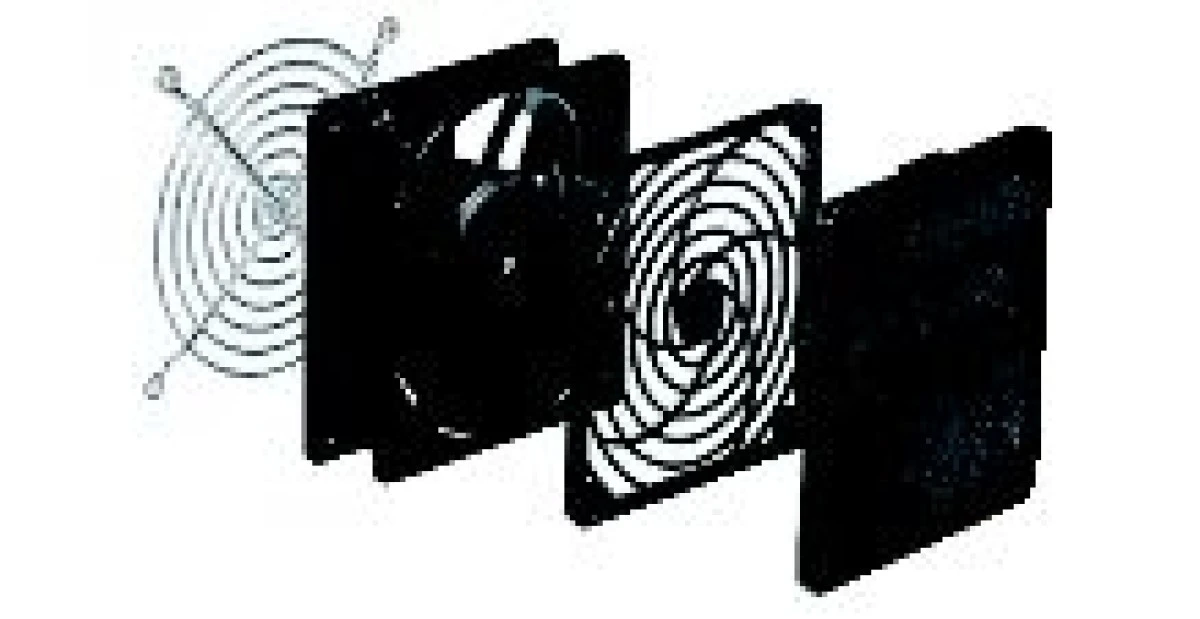 Czarna kratka wylotowa otwór średnica 108mm zewn. 124x124mm IP20 NSYCAG108LP