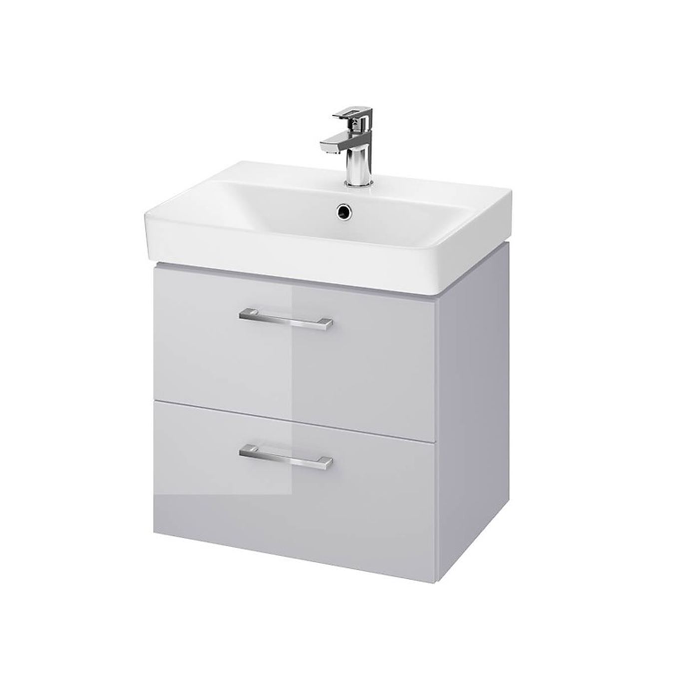 Cersanit Set Lara Mille Slim 50 Szara S801-320-DSM