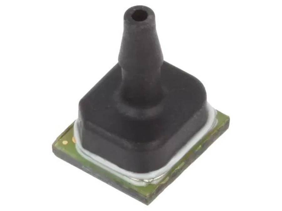 Czujnik ciśnienia, wzorcowy, pokrycie żelem fluorosilikonowym, z konfiguracją wyjścia I2C, 0…4bar, ABP2LANG004BG2A3XX