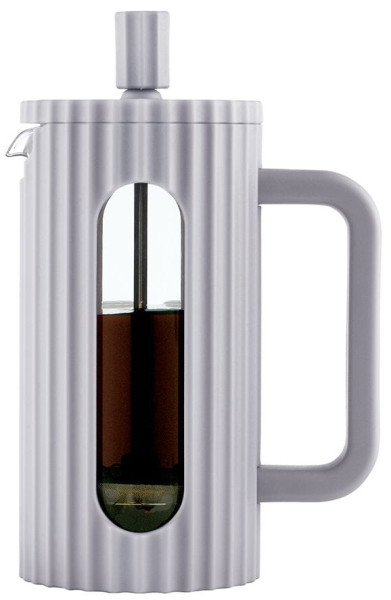Zaparzacz do herbaty kawy szklany French Press 350 ml szary KLAUSBERG 652905