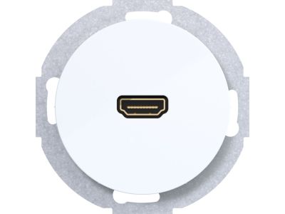 Gniazdo HDMI biały, R.x | WLF4379WG Hager