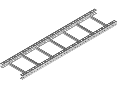 Drabina DDMC300H55/3, gr. blachy 2 mm | 403330 Baks
