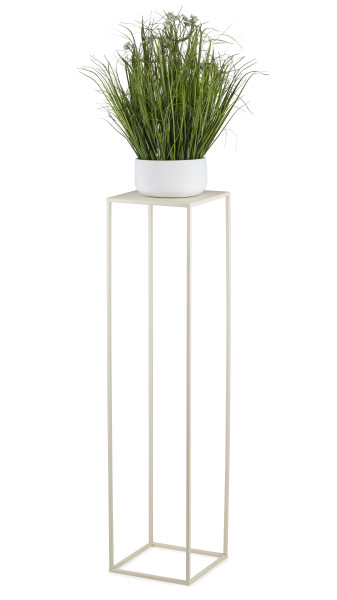 Wysoki kremowy kwietnik stojący 100 cm 303217